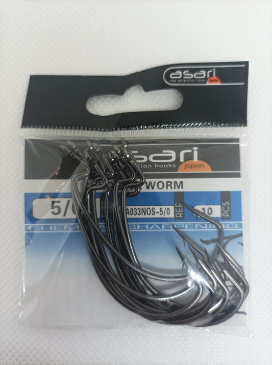 Anzuelos ASARI CAROLINA WORM