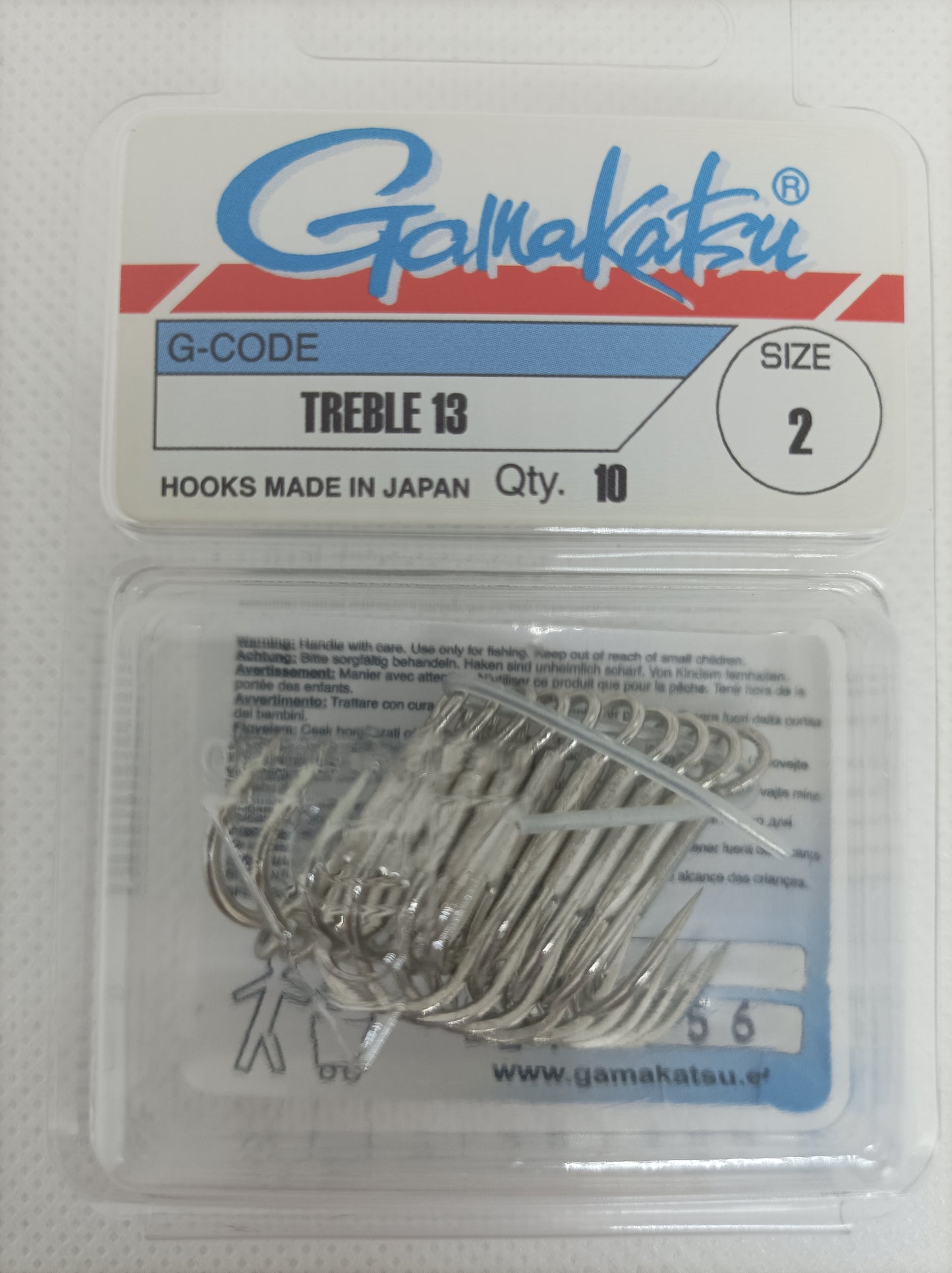 GAMAKATSU TREBLE HOOKS