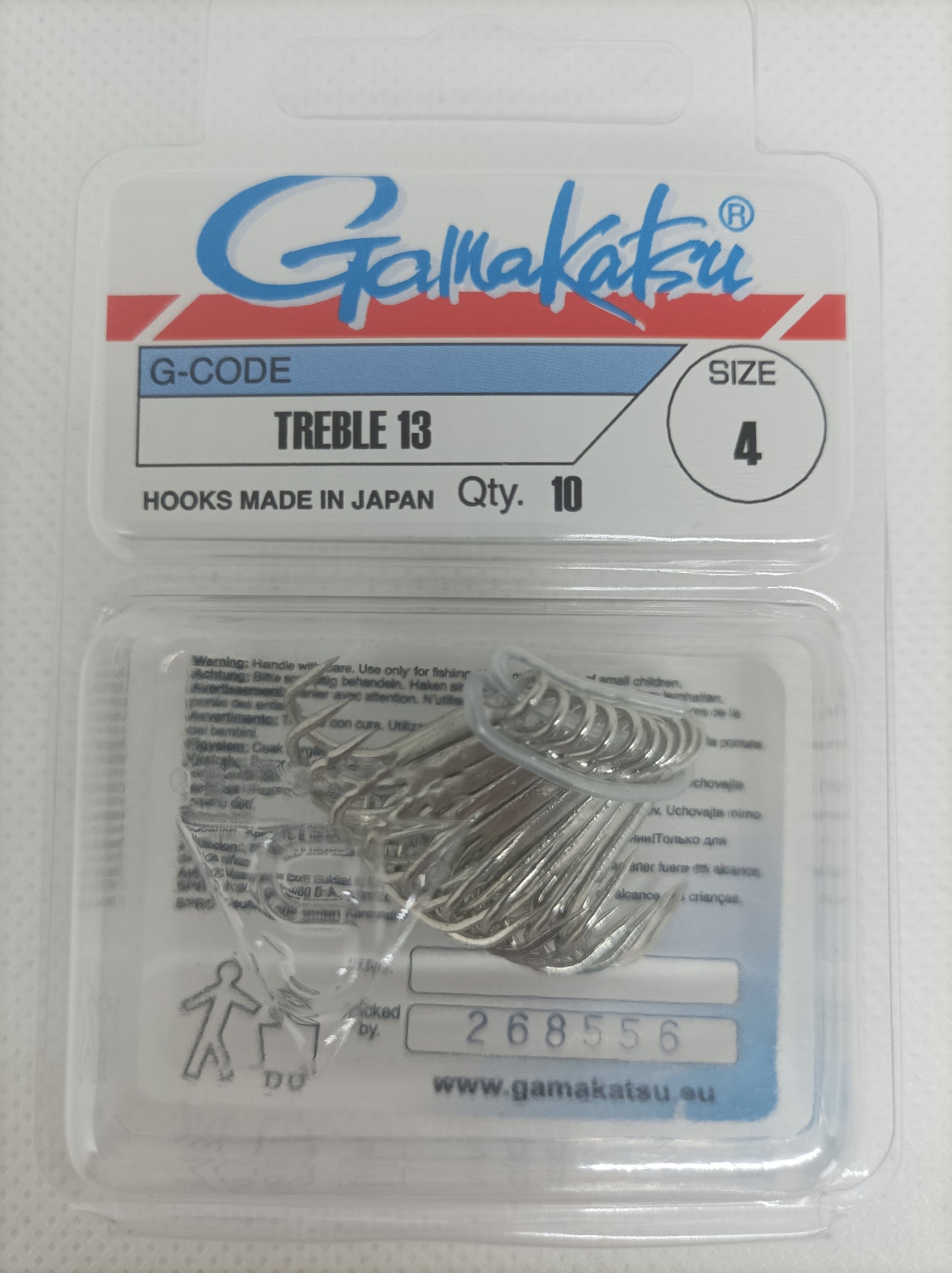 GAMAKATSU TREBLE HOOKS