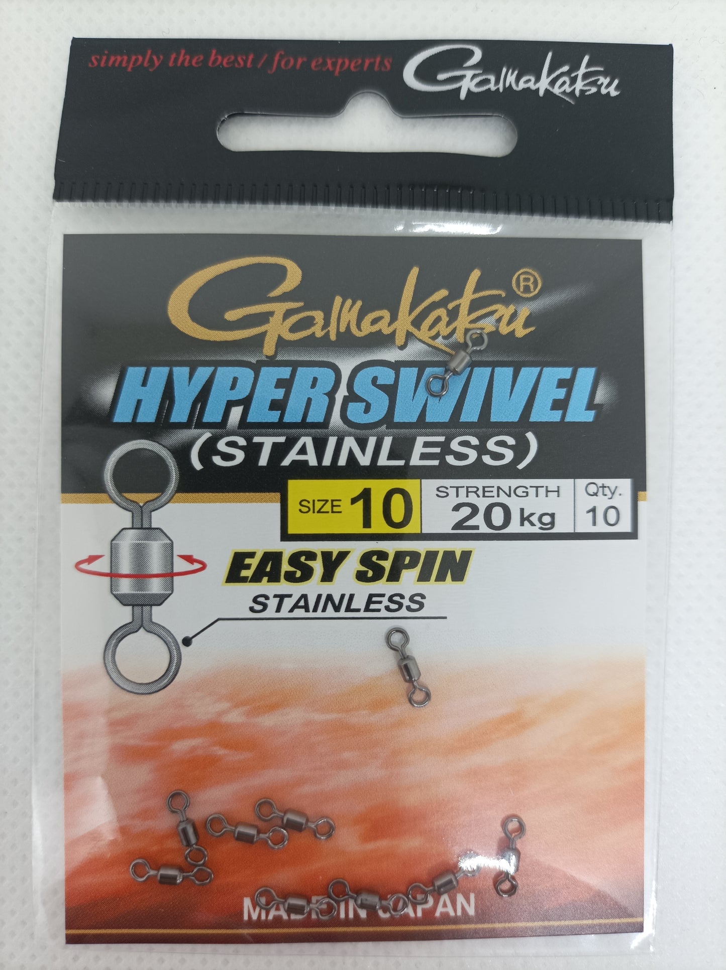 GAMAKATSU HYPER SWIVEL (STAINLESS)