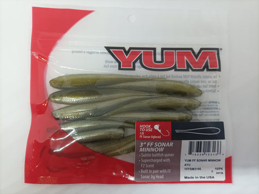 YUM SONAR MINNOW 3"