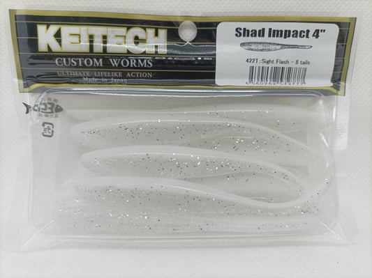 KEITECH SHAD IMPACT 4"