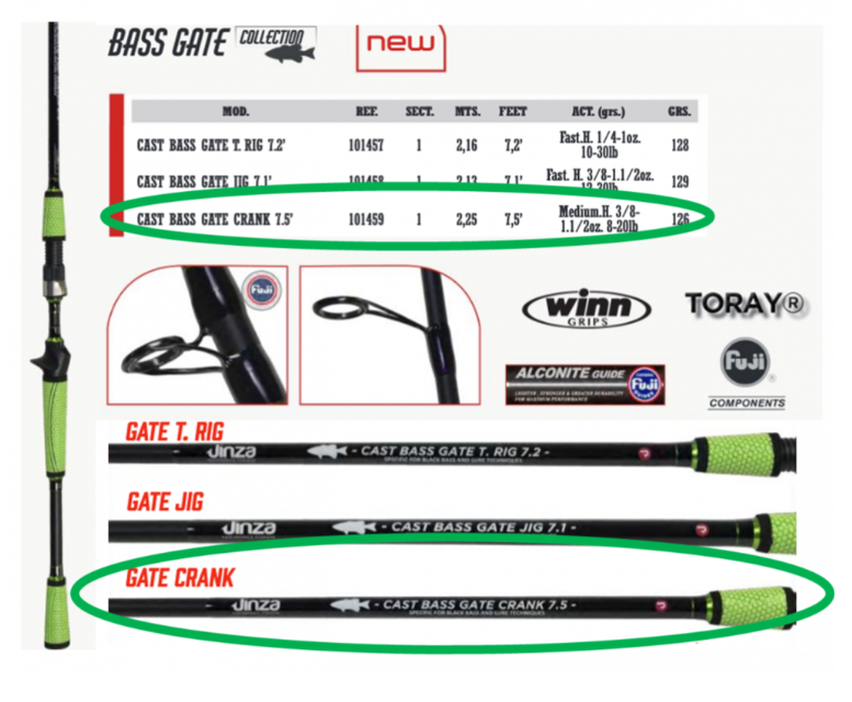 CAÑA JINZA GATE CRANK 7,5