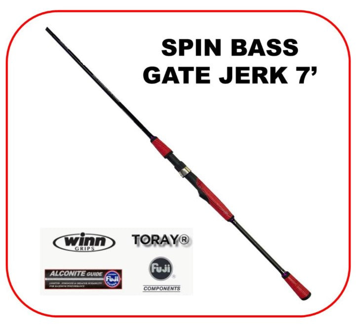 CAÑA JINZA SPINNING BASS GATE JERK 7'M