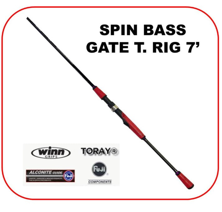 CAÑA JINZA SPINNING BASS GATE T. RIG 7'MH