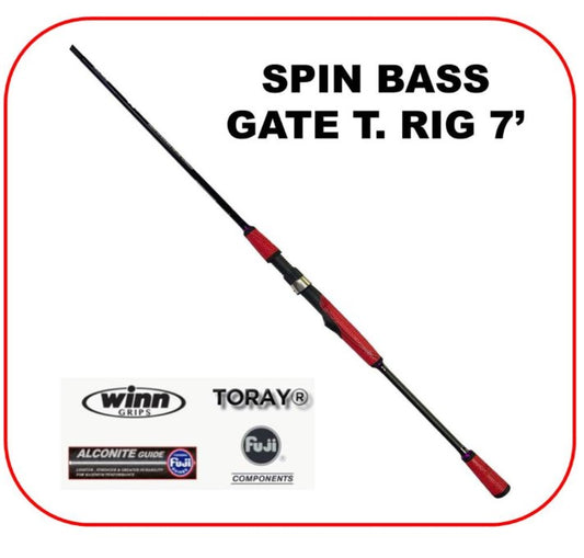 CAÑA JINZA SPINNING BASS GATE T. RIG 7'MH