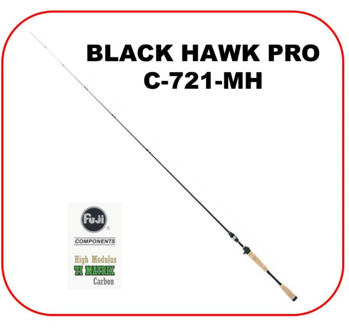 CAÑA JINZA BLACK HAWK PRO C-721-MH