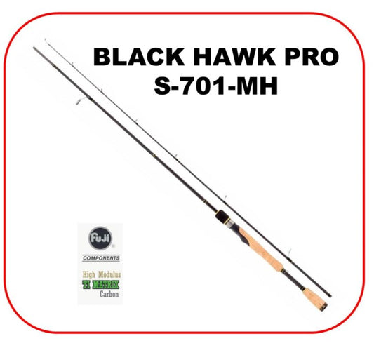 CAÑA JINZA BLACK HAWK PRO S-701-MH