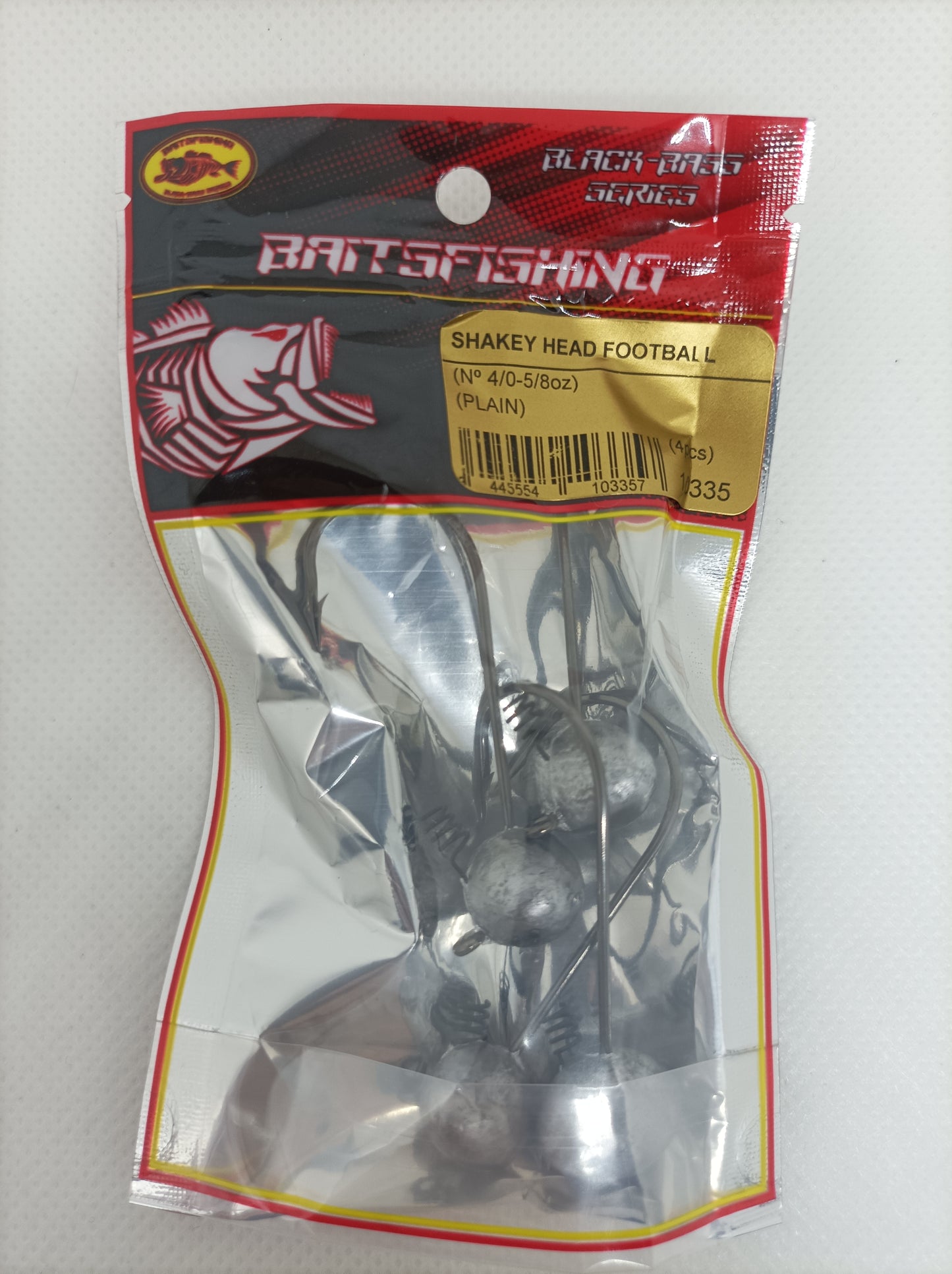 SHAKEY HEAD FOOTBALL (4pcs) PLAIN