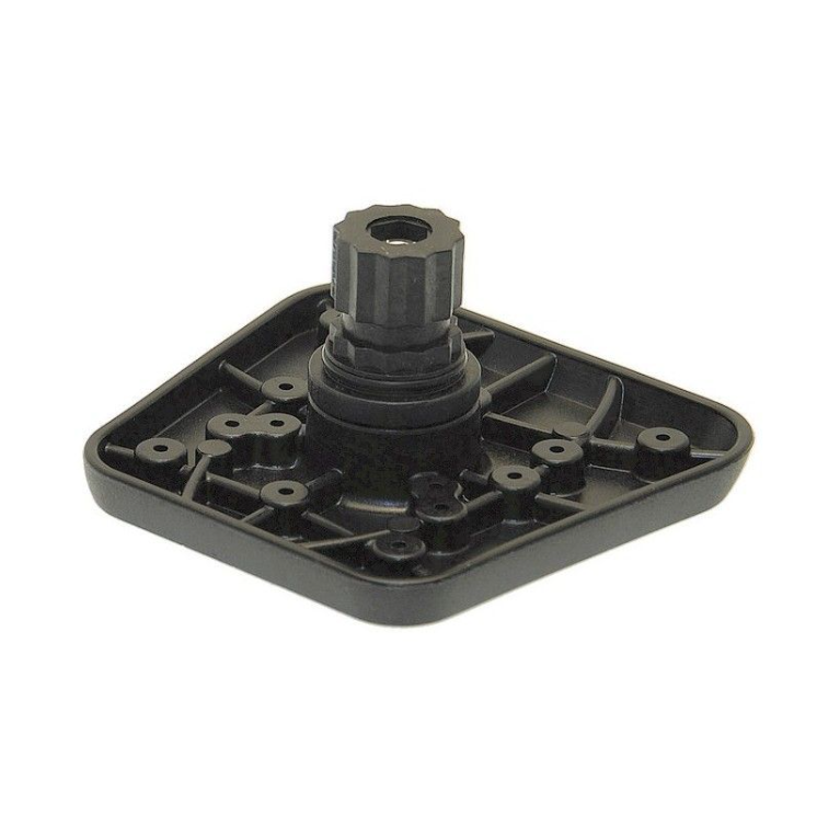 Base Borika Fasten SL223B Negro para Soporte de Sonda 100x100 mm