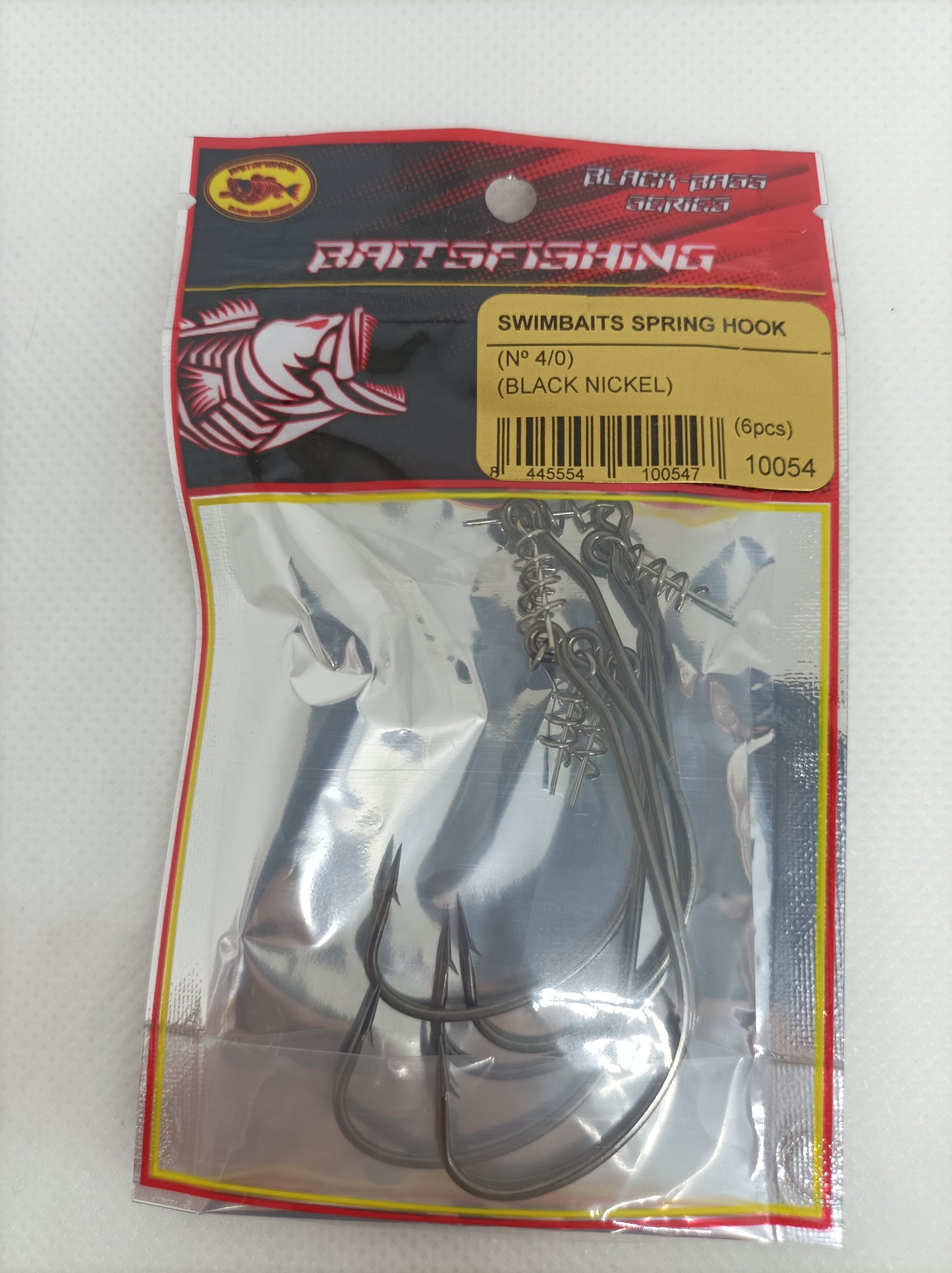 SWIMBAITS SPRING HOOK (7pcs) BLACK NICKEL