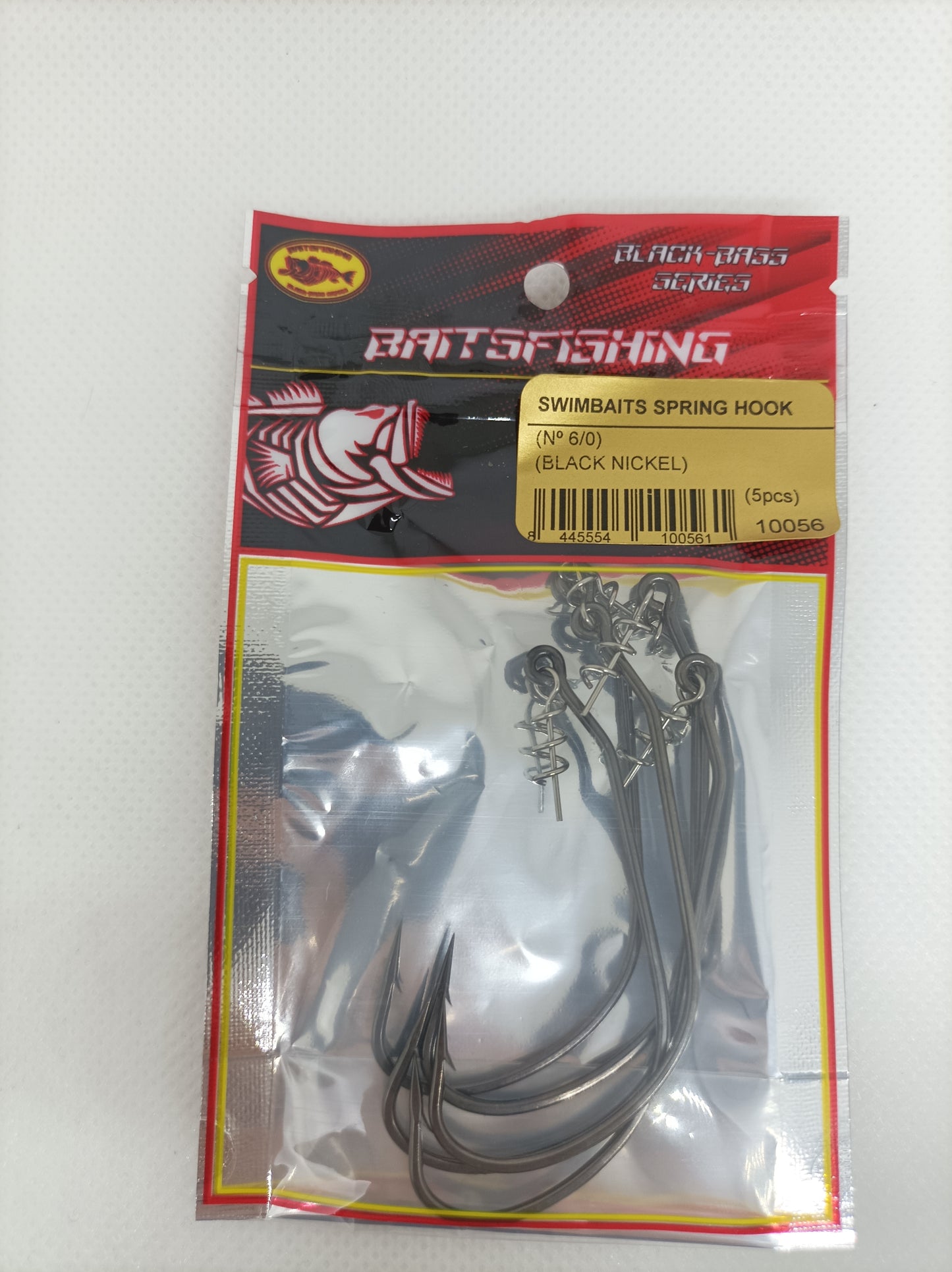 SWIMBAITS SPRING HOOK (7pcs) BLACK NICKEL