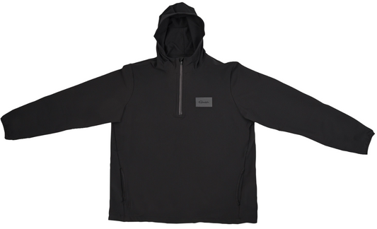 GAMAKATSU SUDADERA CON CAPUCHA Y CREMALLERA NEGRA
