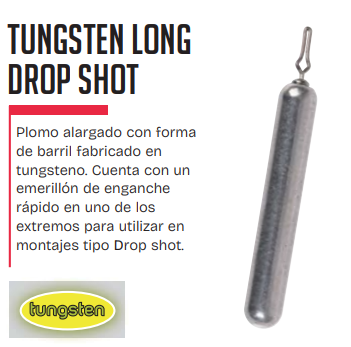 LONG DROP SHOT TUNGSTEN