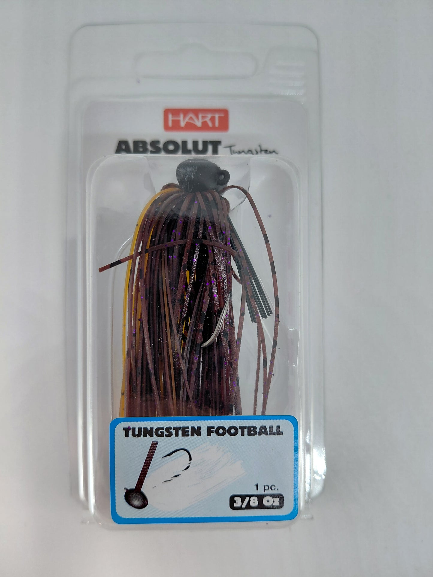HART JIG TUNGSTEN T FOOTBALL 3/8oz