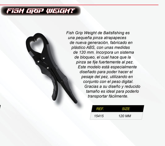 FISH GRIP WEIGHT (120 MM) BLACK