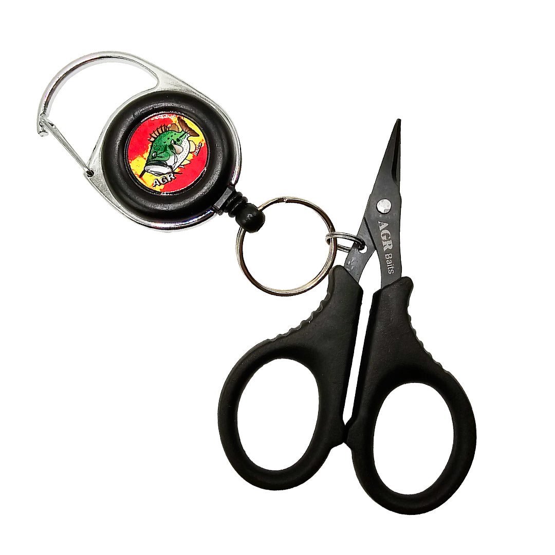 AGR BAITS TIJERAS FISHGRIP - CABLE RETRACTIL